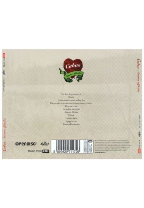 CABAS - AMORES DIFICILES CD-1