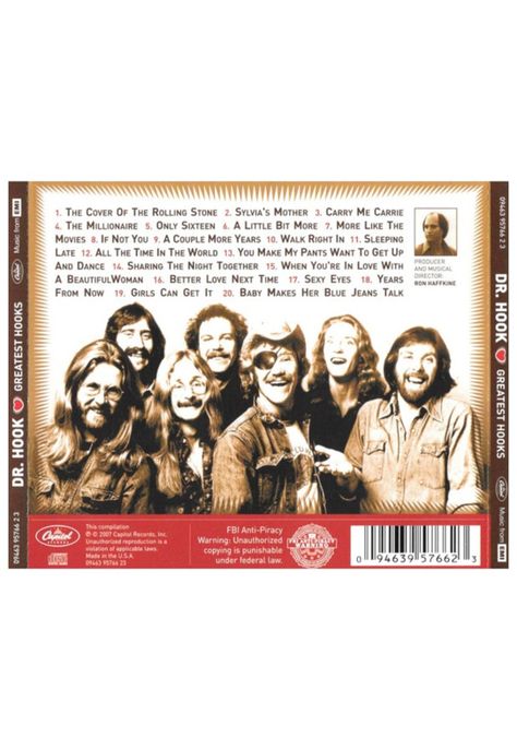 DR. HOOK - GREATEST HOOKS | CD-1