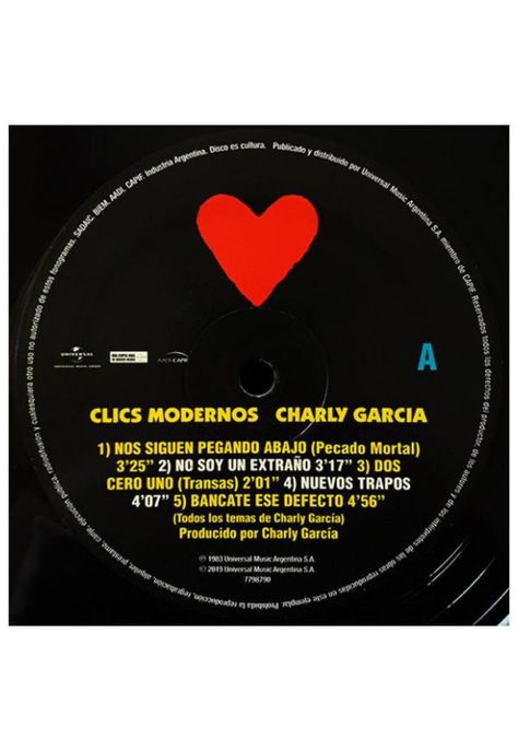 CHARLY GARCIA - CLICS MODERNOS |  VINILO-3