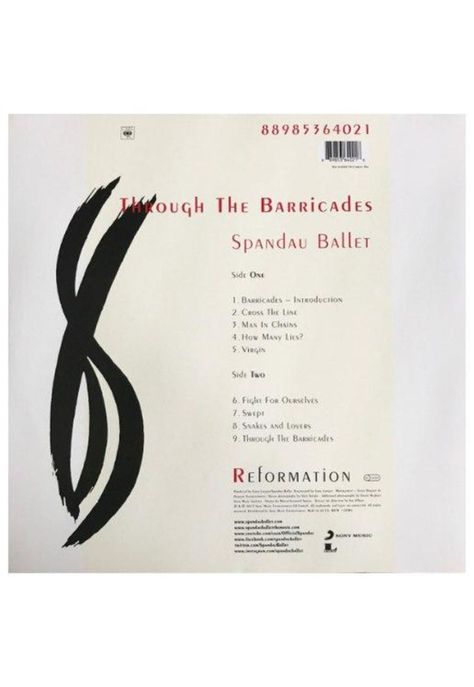SPANDAU BALLET - THROUGH THE BARRICADES (POSTER) | VINILO-1