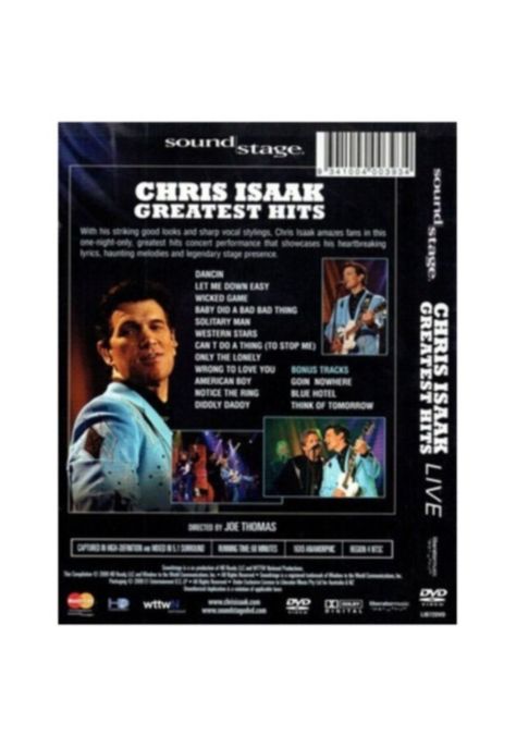 CHRIS ISAAK - GREATEST HITS LIVE DVD-1
