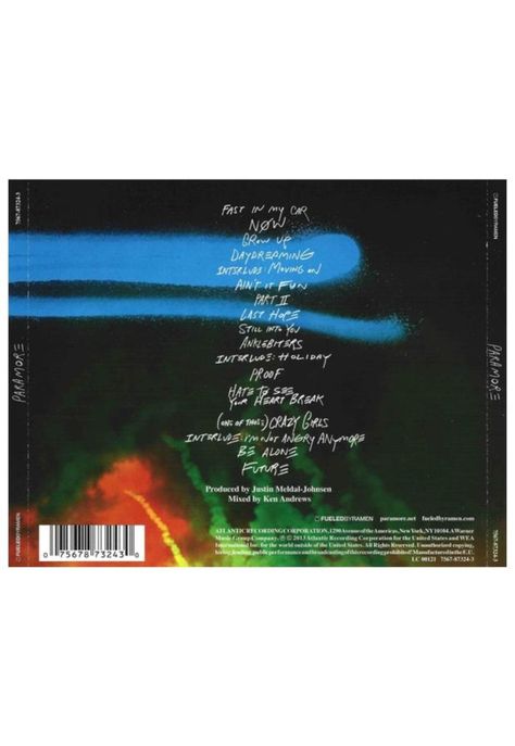 PARAMORE - PARAMORE | CD-1