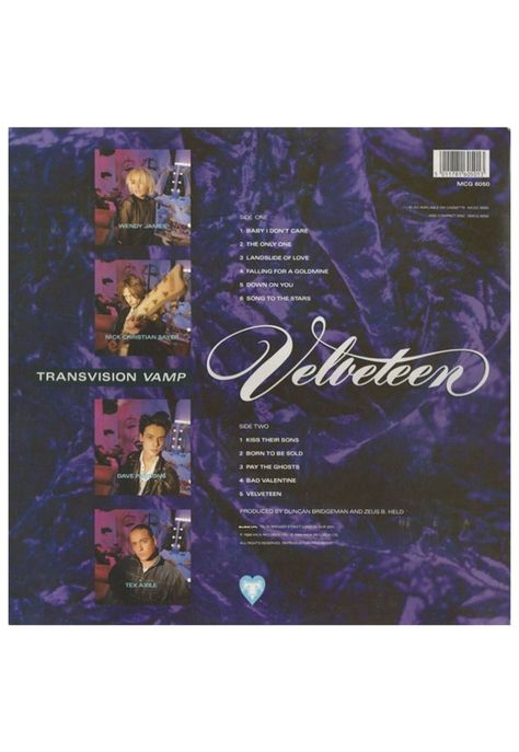 TRANSVISION VAMP - VELVETEEN | VINILO USADO-1