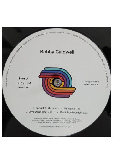 BOBBY CALDWELL - BOBBY CALDWELL | VINILO-1