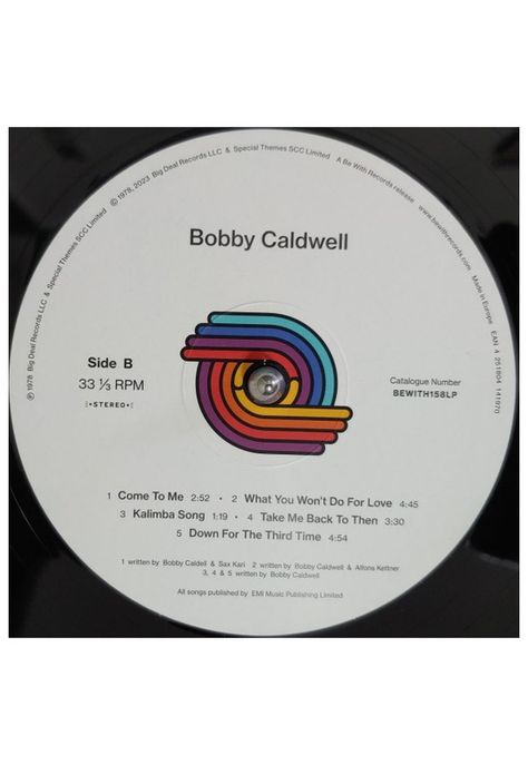 BOBBY CALDWELL - BOBBY CALDWELL | VINILO-2