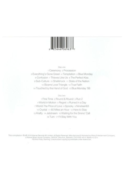 NEW ORDER  - SINGLES (2CD) | CD-1