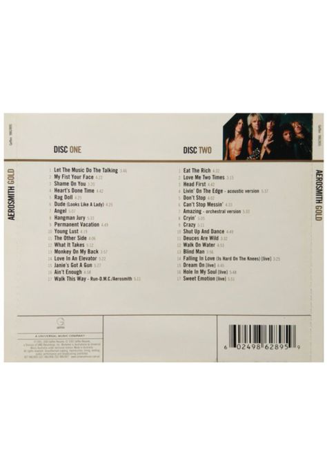 AEROSMITH - GOLD 2CD-1