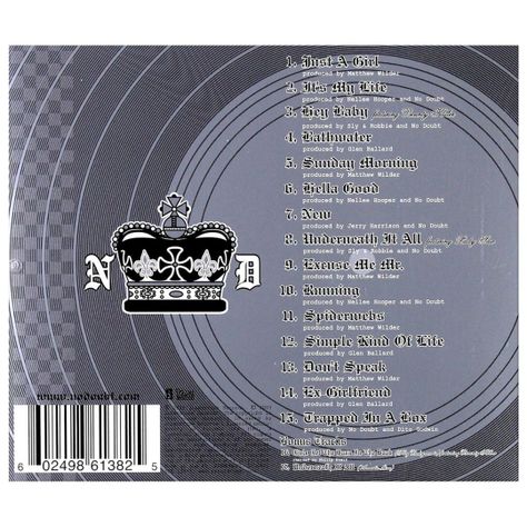 NO DOUBT - SINGLES 1992-2002 | CD-1