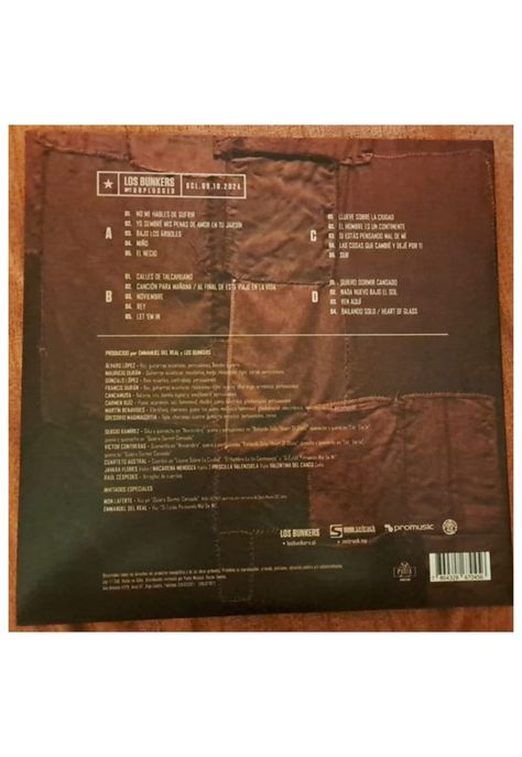 LOS BUNKERS - UNPLUGGED (2LP) | VINILO-1