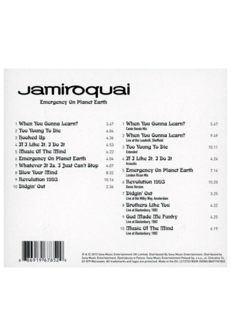 JAMIROQUAI - EMERGENCY ON PLANET EARTH (2CD) | CD-1
