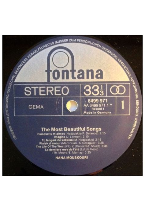 NANA MOUSKUORI - THE MOST BEAUTIFUL SONGS (2LP) | VINILO USADO-3
