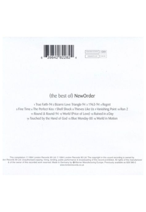 NEW ORDER - THE BEST OF CD-1