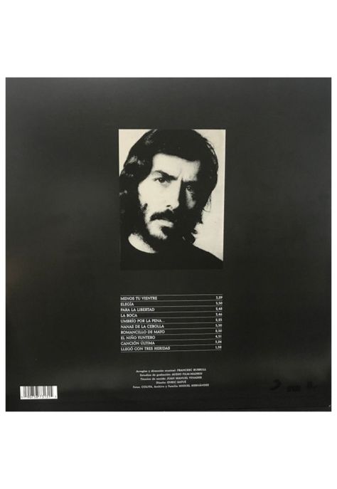 JOAN MANUEL SERRAT - MIGUEL HERNANDEZ | VINILO-1