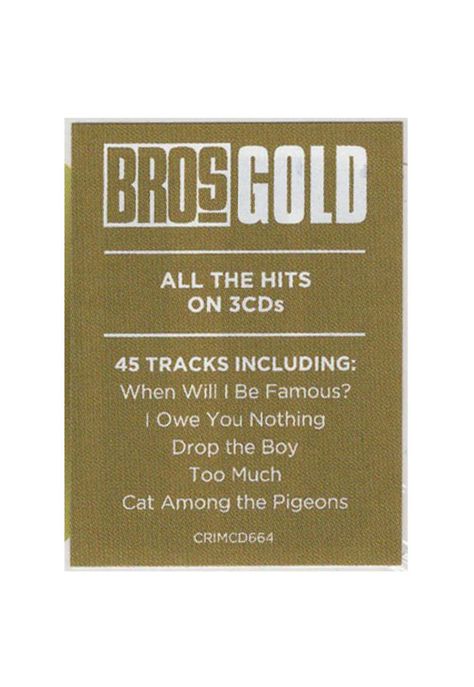 BROS - GOLD (3CD) | CD-3