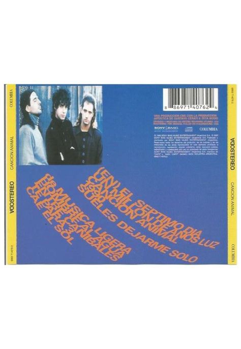 SODA STEREO - CANCION ANIMAL | CD-1
