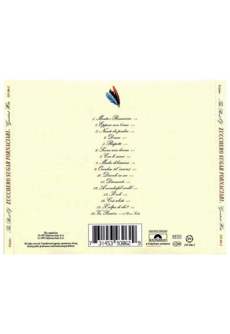 ZUCCHERO FORNACIARI  - THE BEST OF | CD-1