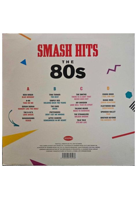 SMASH HITS THE 80'S - VARIOUS ARTIST (2LP) | VINILO-1