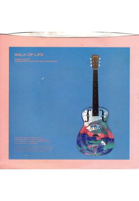 DIRE STRAITS - WALK OF LIFE | 7" SINGLE VINILO USADO-1
