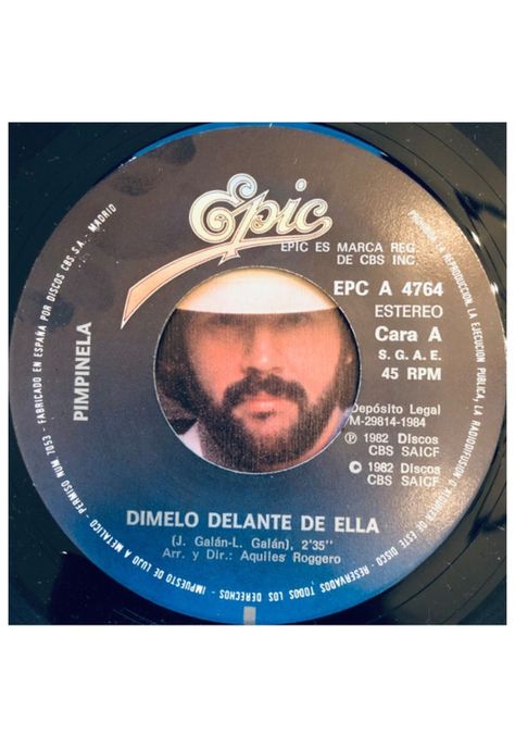 PIMPINELA - DIMELO DELANTE DE ELLA | 7" SINGLE VINILO USADO-2