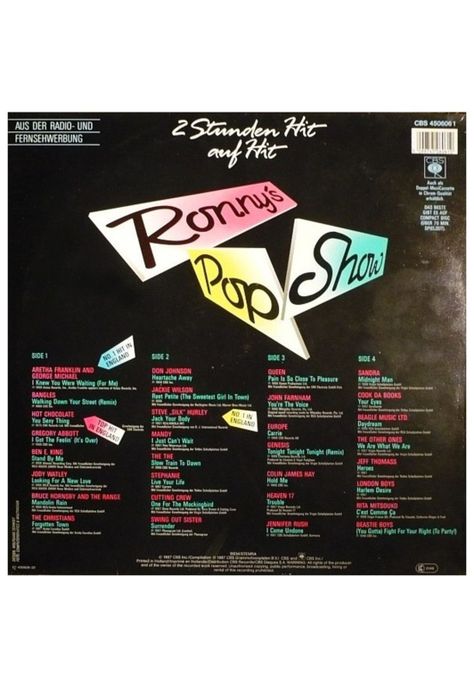 RONNY'S POP SHOW - VARIOUS ARTIST (2LP) | VINILO USADO-1