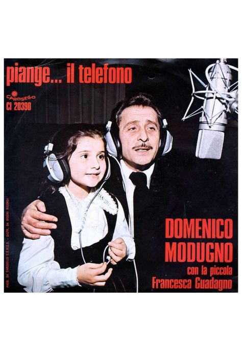 DOMENICO MODUGNO - PIANGE…IL TELEFONO | 7" SINGLE VINILO USADO-0