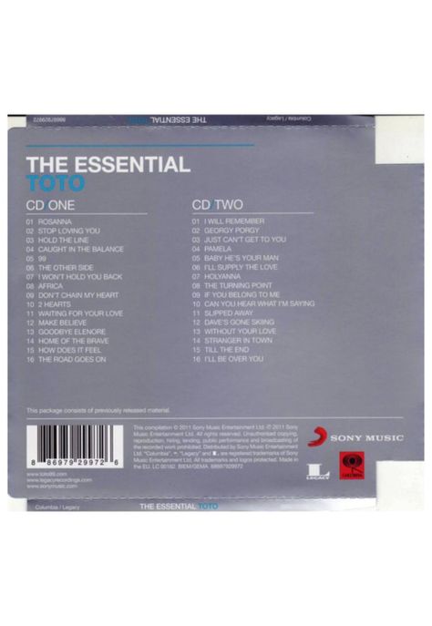 TOTO - THE ESSENTIAL TOTO (2CD) | CD-1