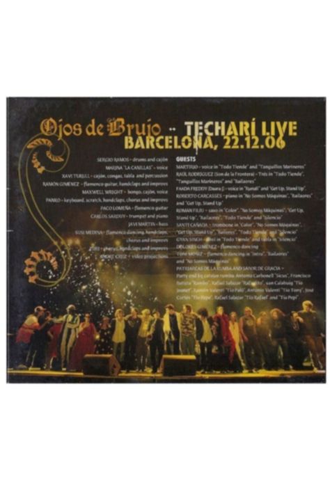 OJOS DE BRUJO - TECHARI LIVE CDDVD-1