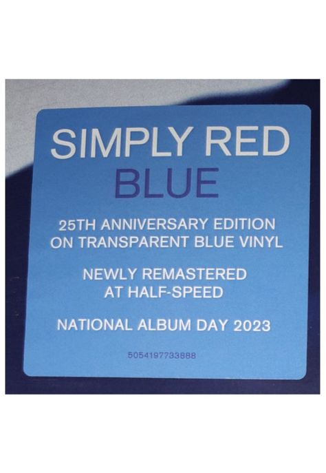 SIMPLY RED - BLUE (BLUE VINYL) | VINILO-3