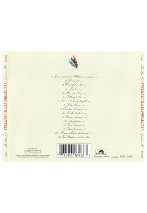 ZUCCHERO - THE BEST OF | CD-1