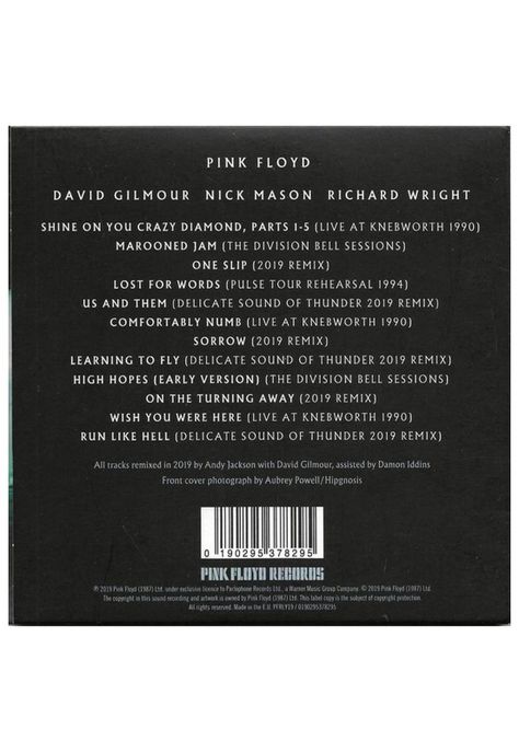 PINK FLOYD - THE BEST OF THE LATER YEARS | CD-0