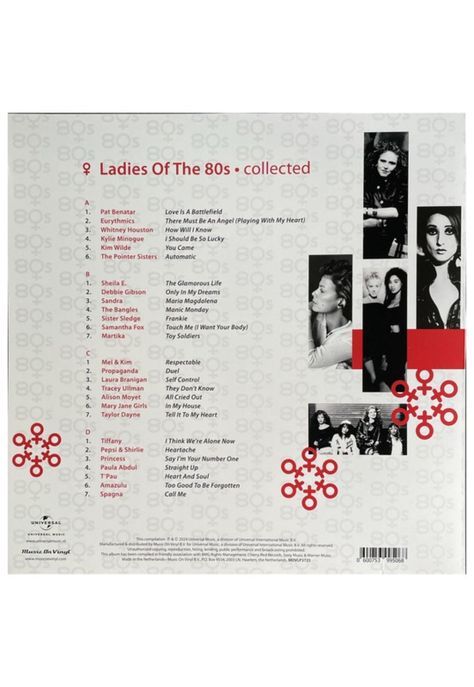 LADIES OF THE 80S - COLLECTED (RED VINYL) (2LP) | VINILO-2