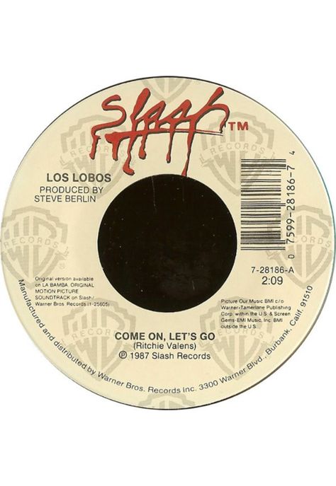 LOS LOBOS - COME ON LET'S GO | 7" SINGLE VINILO USADO-0