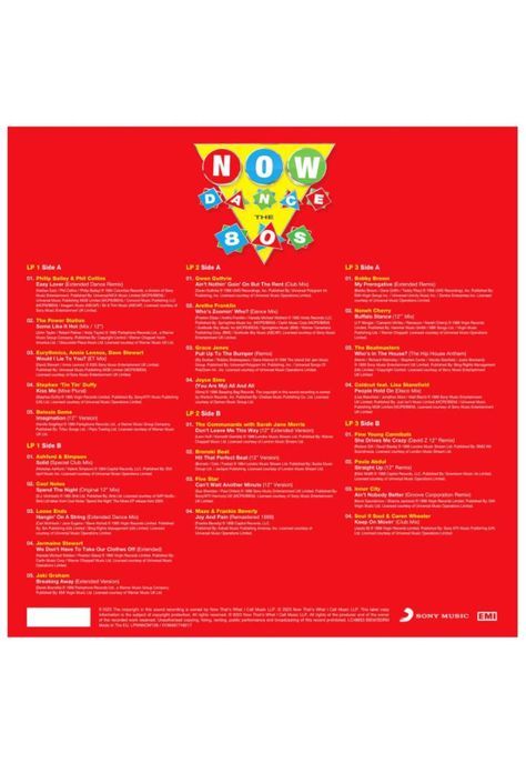 NOW DANCE THE 80'S - VARIOUS (3LP) | VINILO-1