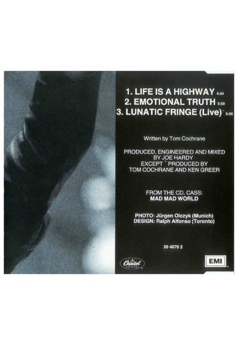 TOM COCHRANE - LOVE IS A HIGHWAY | CD SINGLE USADO-1