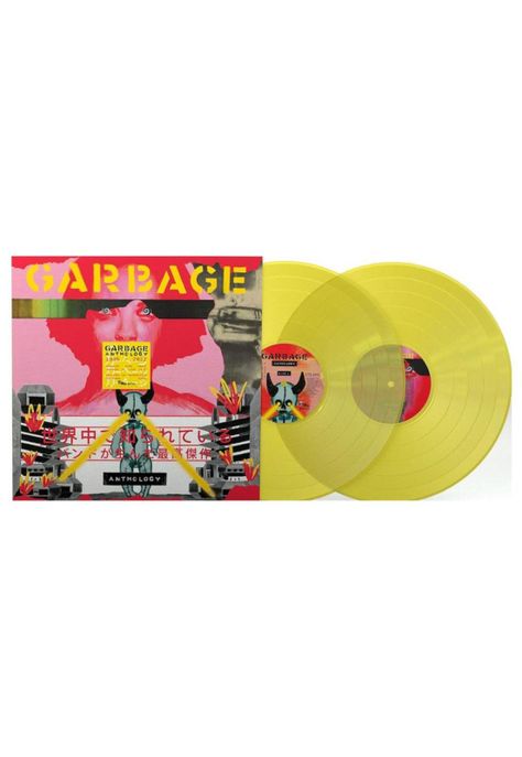 GARBAGE - ANTHOLOGY (2LP)(TRANSPARENT YELLOW VINYL) | VINILO-2