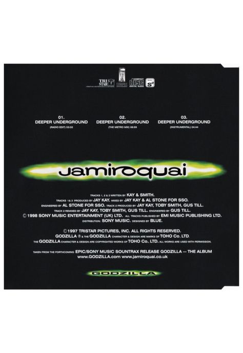 JAMIROQUAI - DEEPER UNDERGROUND | CD SINGLE USADO-1