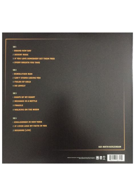 STING - MY SONGS (2LP)(WITH POSTER) | VINILO-1