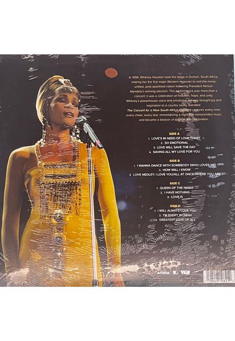 WHITNEY HOUSTON - THE CONCERT FOR A NEW SOUTH AFRICA (2LP) | VINILO-1
