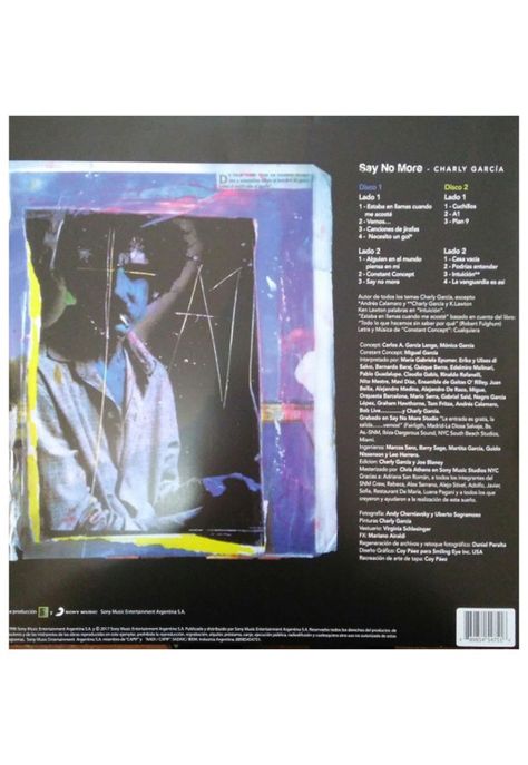 CHARLY GARCIA - SAY NO MORE (2LP) | VINILO-1