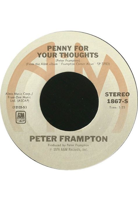 PETER FRAMTOM - DO YOU FEEL LIKE WE DO | 7" SINGLE VINILO USADO-1