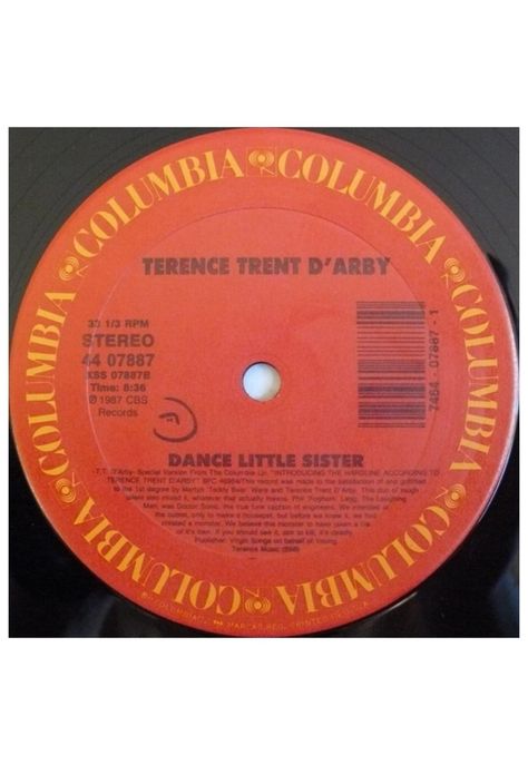 TERENCE TREN DÁRBY - DANCE LITTLE SISTER | 12" MAXI SINGLE USADO-3