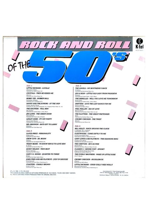 ROCK & ROLL OF THE 50'S - VOL.2 (2LP) | VINILO USADO-1