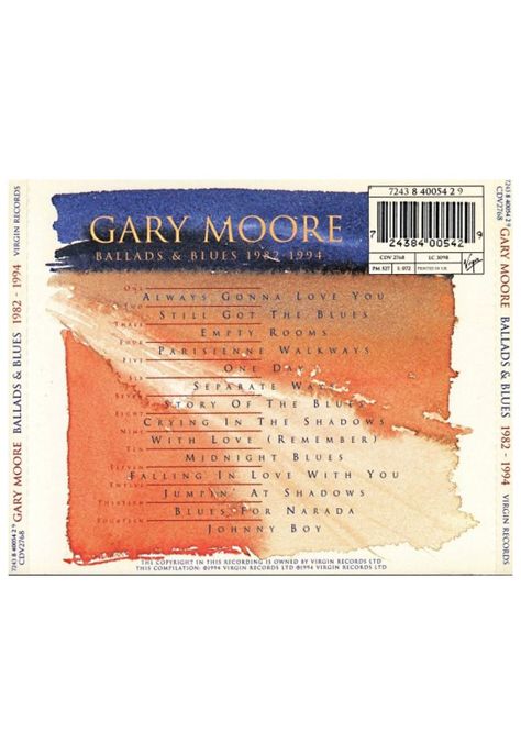 GARY MOORE - BALLADS & BLUES 1982-1994 | CD-1