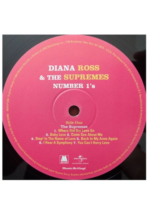 DIANA ROSS AND THE SUPREMES - 1S NUMBER ONE 2LP VINILO-2
