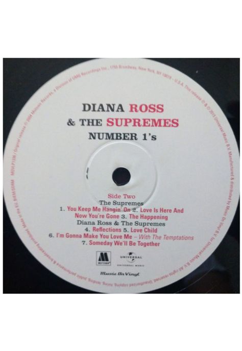 DIANA ROSS AND THE SUPREMES - 1S NUMBER ONE 2LP VINILO-3