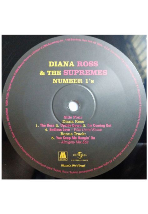 DIANA ROSS AND THE SUPREMES - 1S NUMBER ONE 2LP VINILO-5