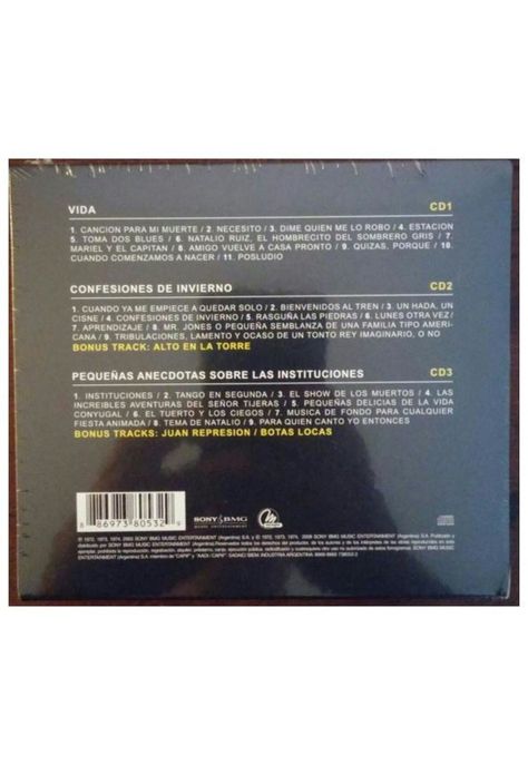 SUI GENERIS - SUI GENERIS EN ESTUDIO (3CD) | CD-1