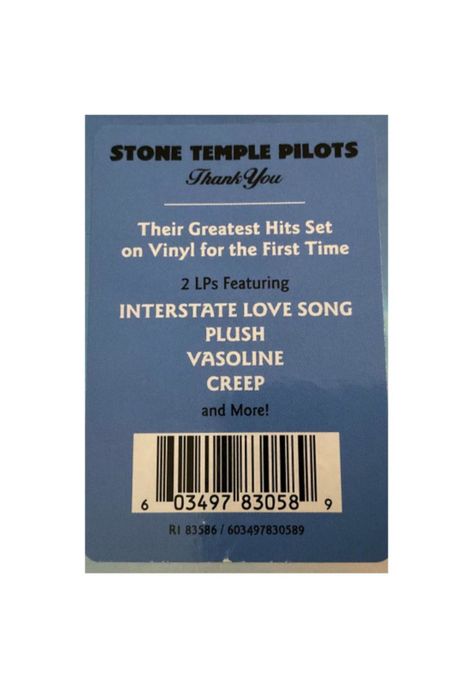 STONE TEMPLE PILOTS - THANK YOU (2LP) | VINILO-2