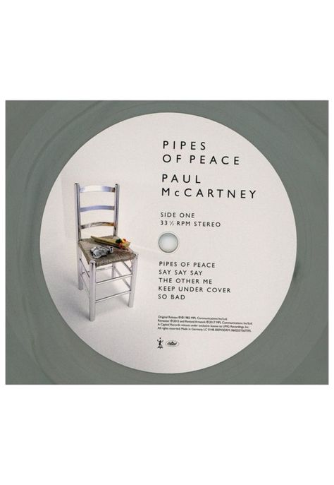 PAUL McCARTNEY - PIPES OF PEACE (SYLVER VINYL) | VINILO-4