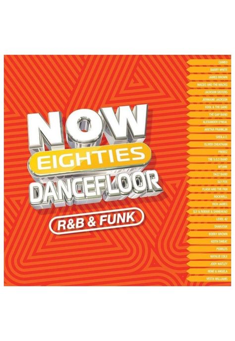 NOW THAT'S WHAT I CALL MUSIC - NOW 80'S DANCEFLOOR - R&B AND FUNK (2LP) (RED/WHITE VINYL) | VINILO-0